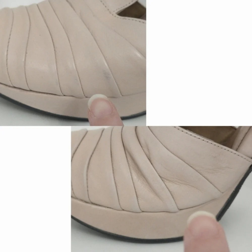 John Fluevog Memories Pink Hi Treasury Slingback Strappy‎ Platform Heels